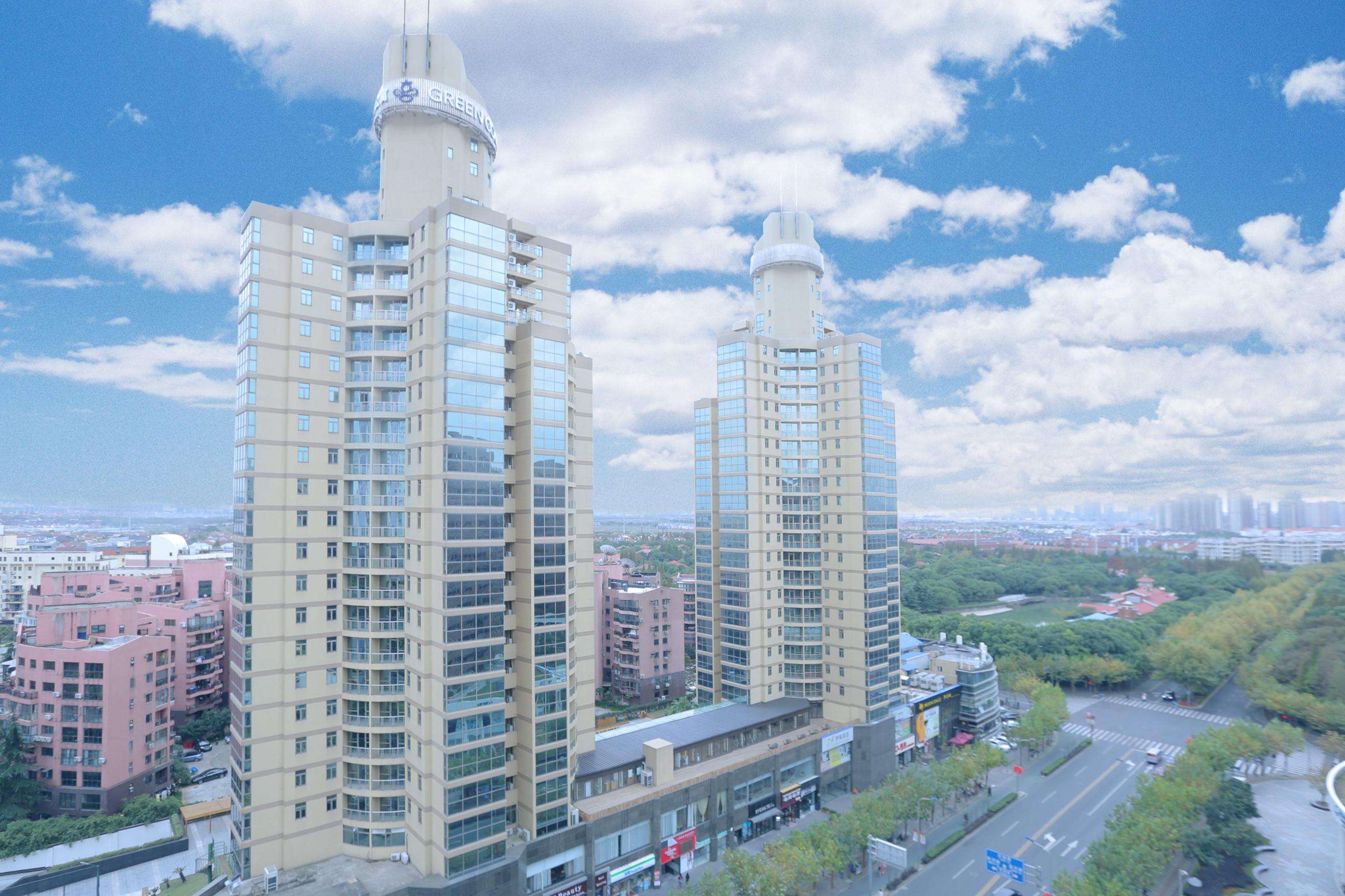 Green Court Residence Jinqiao Diamond Shanghai Xangai Exterior foto