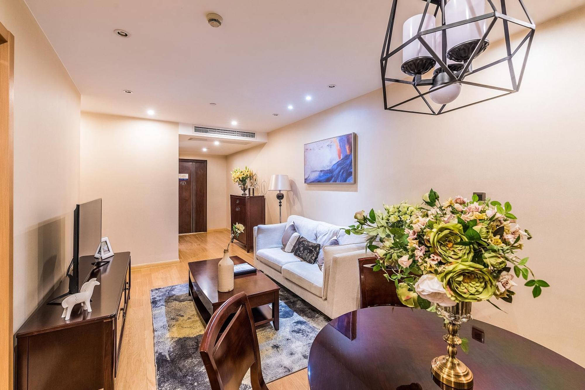 Green Court Residence Jinqiao Diamond Shanghai Xangai Exterior foto